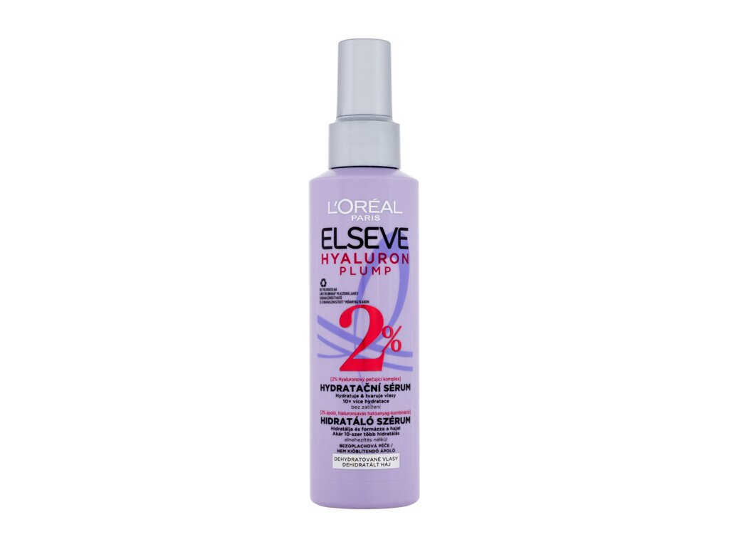 L`oreal Elseve Hyaluron Plump Moisture Serum Plaukų serumas 150 ml Damaged box
