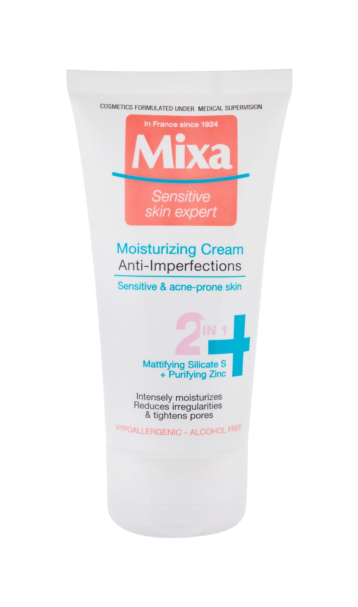 Mixa Sensitive Skin Expert Moisturizing Cream dieninis kremas