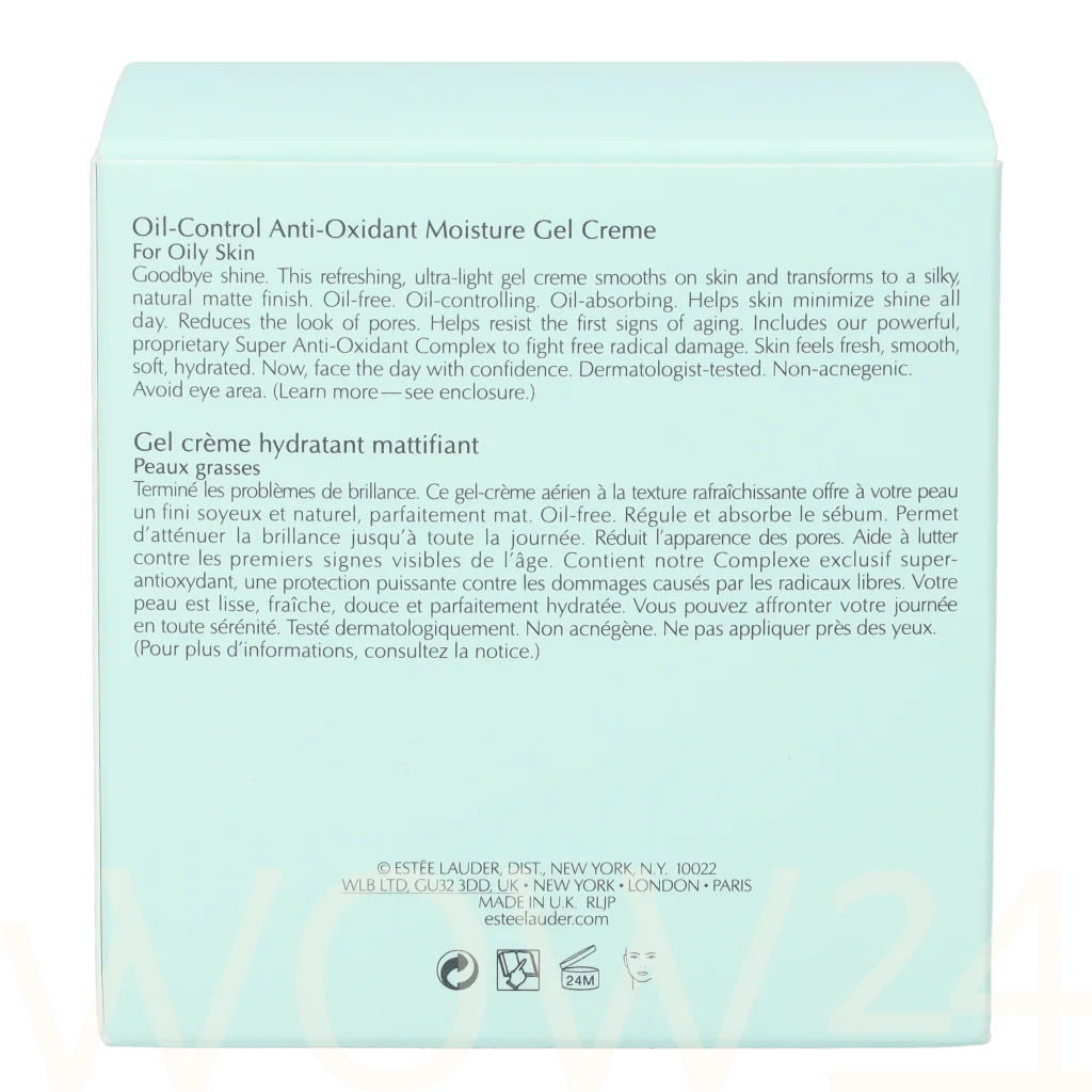 Este&eacute; Lauder E.Lauder DayWear Matte Oil-Control Anti-Oxidant Moisture 50 ml dieninis kremas