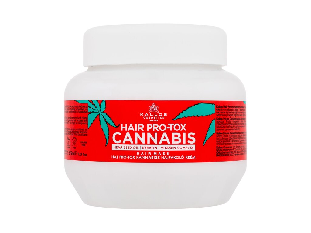 Kallos Cosmetics Hair Pro-Tox Cannabis plaukų kaukė