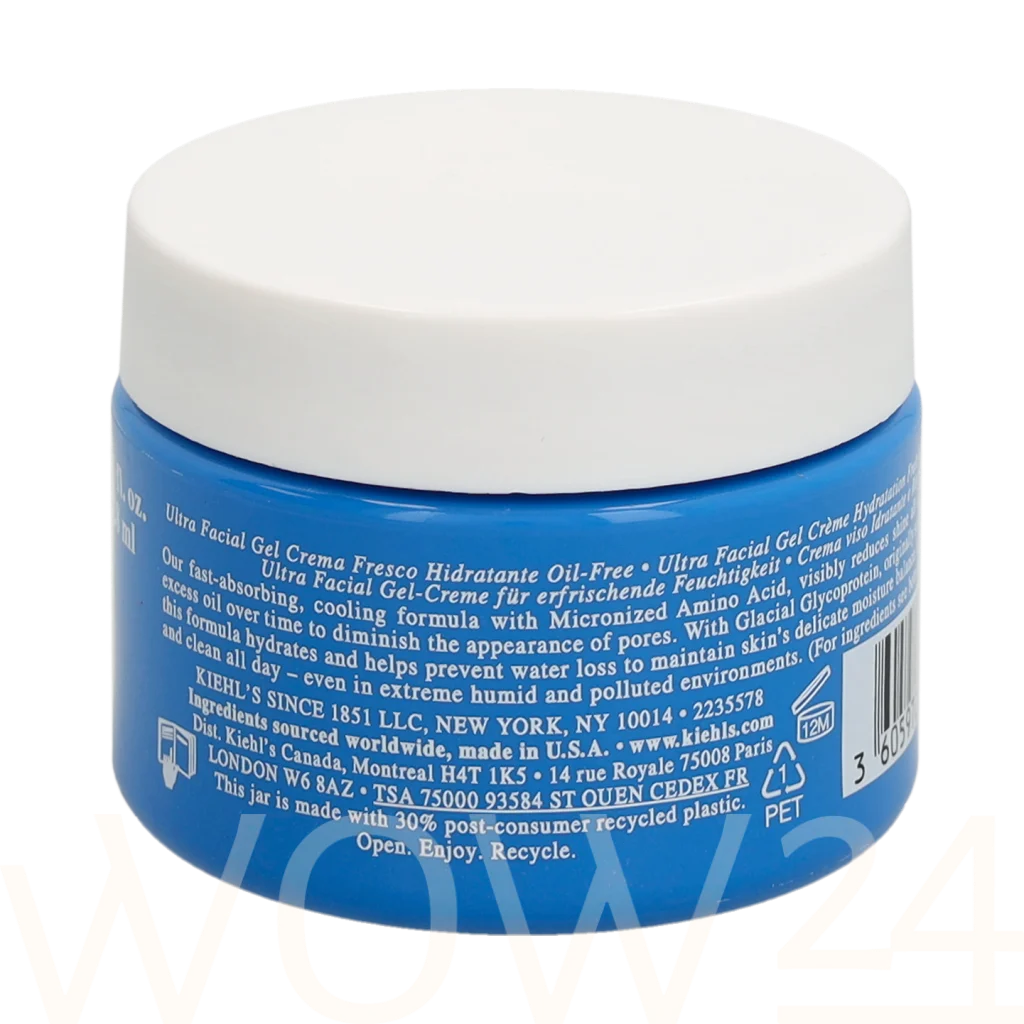 Kiehl's Kiehl's Ultra Facial Oil-Free Gel-Cream 28 ml Moterims Veido gelis