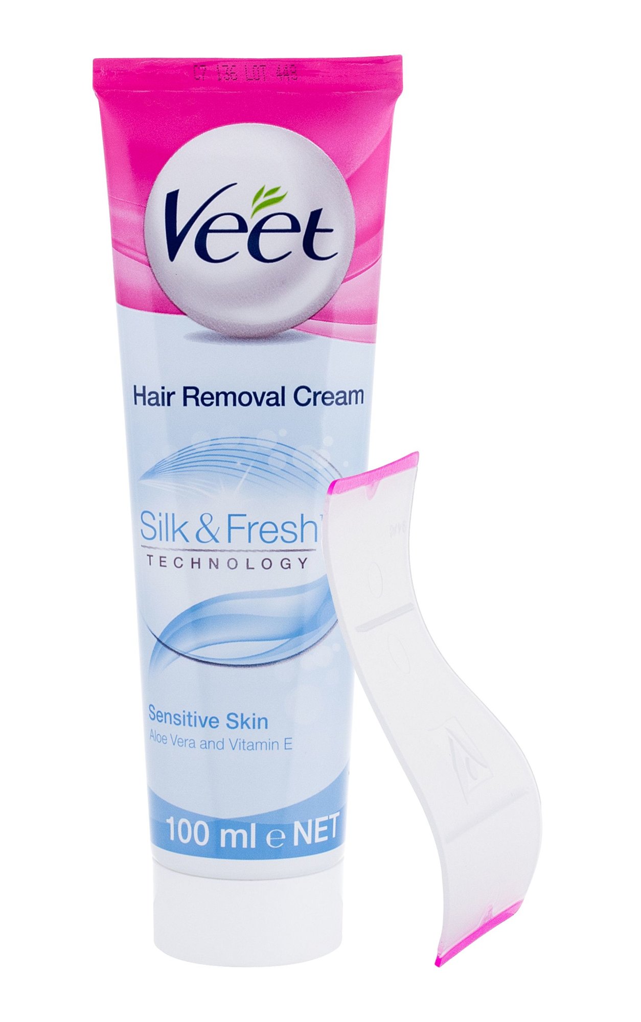 Veet Silk & Fresh Sensitive Skin 100ml priemonės depiliacijai (Pažeista pakuotė)