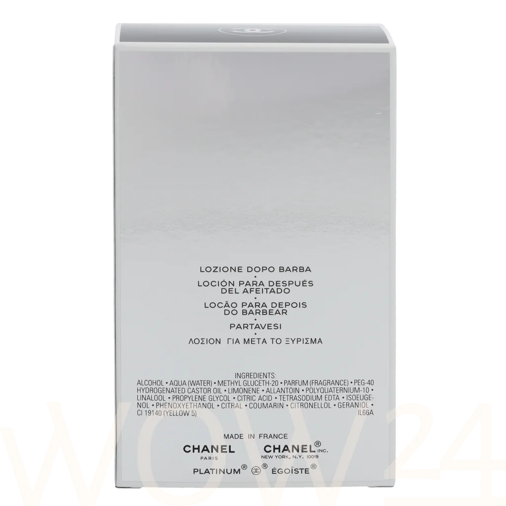 Chanel Chanel Platinum Egoiste Pour Homme After Shave Lotion 100 ml balzamas po skutimosi