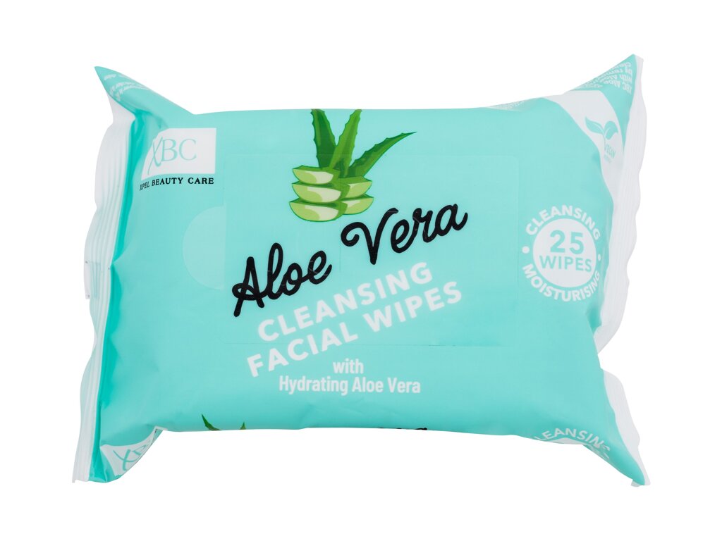 Xpel Aloe Vera Cleansing Facial Wipes drėgnos servetėlės