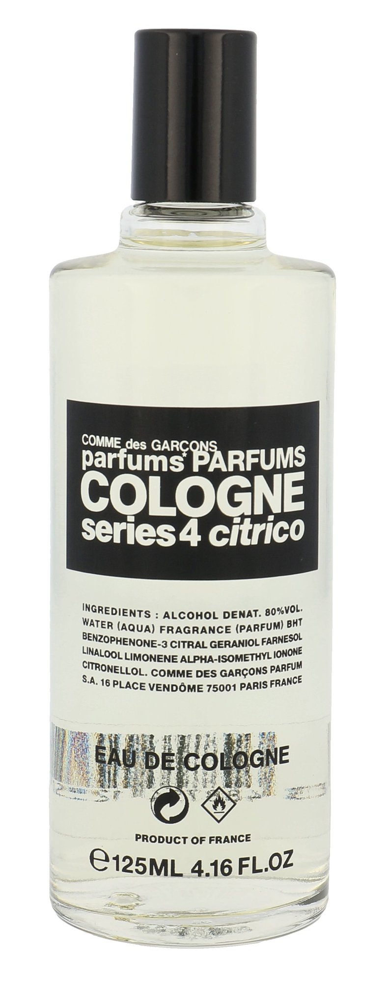 COMME des GARCONS Series 4 Cologne Citrico 125ml NIŠINIAI Kvepalai Unisex Cologne Without Sprays