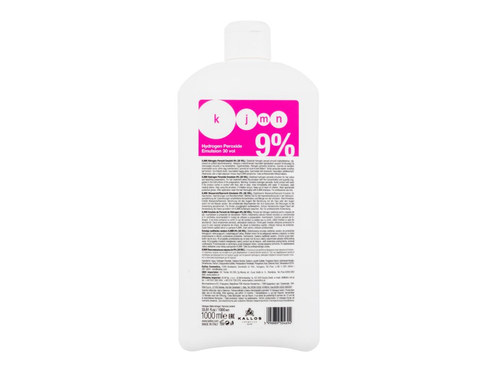 Kallos cosmetics KJMN Hydrogen Peroxide Emulsion 1000 ml Damaged box