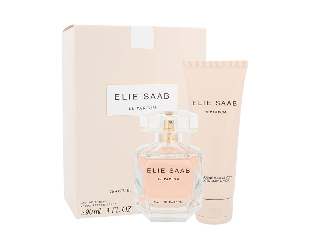 Elie Saab Le Parfum 90ml Edp 90ml + 75ml Body lotion Kvepalai Moterims EDP Rinkinys (Pažeista pakuotė)