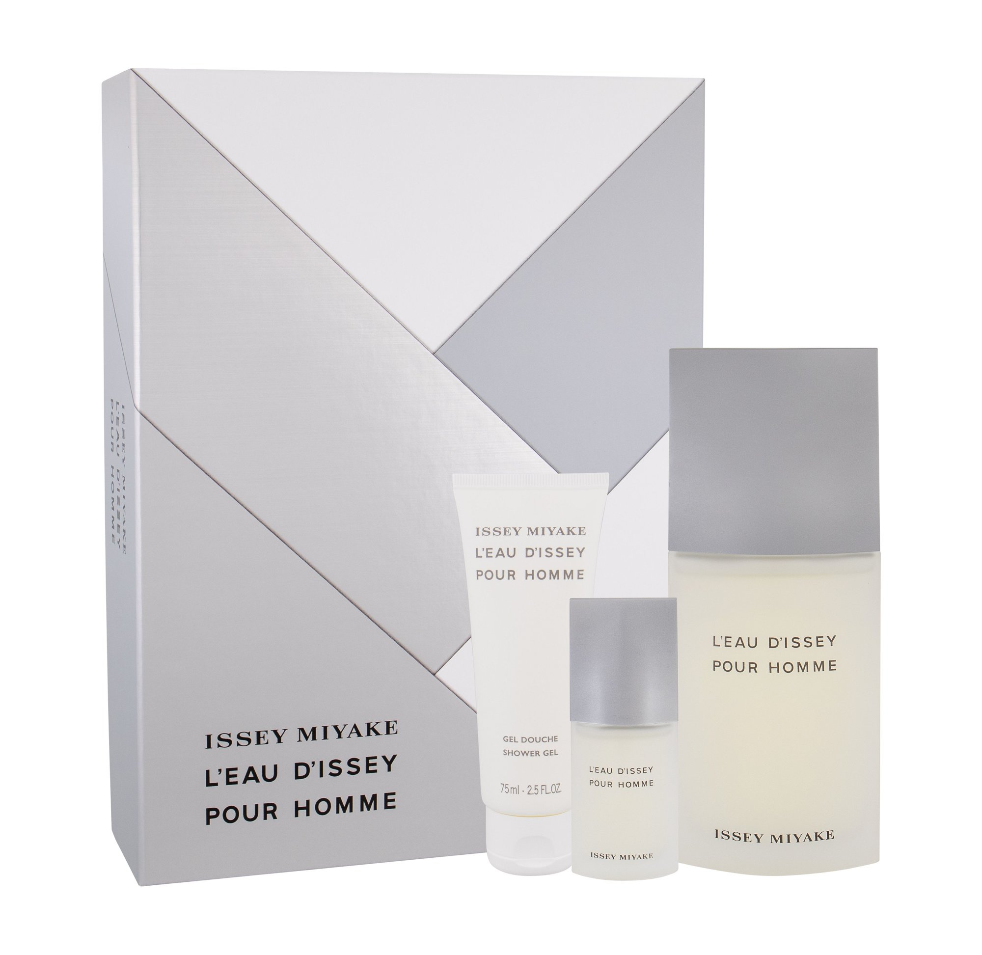Issey Miyake L´Eau D´Issey Pour Homme 125ml Edt 125 ml + Edt 15 ml + Shower Gel 75 ml Kvepalai Vyrams EDT Rinkinys