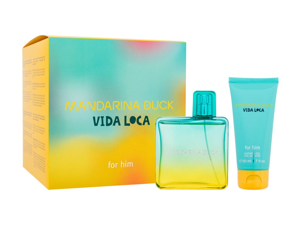 Mandarina Duck Vida Loca Eau De Toilette 100 ml Damaged box Set
