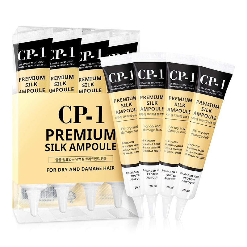 Esthetic House Esthetic House CP-1 SET Hair Serum SILK PROTEINS CP-1 Premium Silk Ampoule 20 ml*4 pcs plaukų serumas