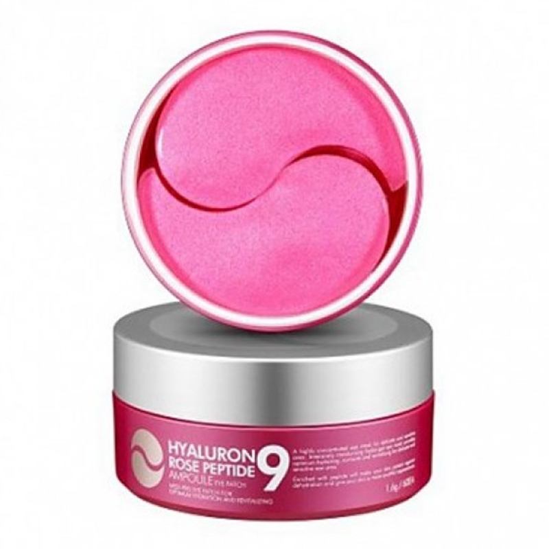 Medi-Peel MEDI-PEEL Hyaluron Rose Peptide 9 Ampoule Eye Patch 60 pcs paakių kaukė