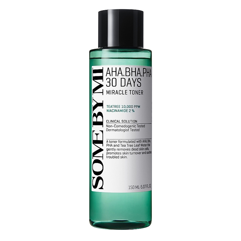 Some By Mi SomeByMi AHA-BHA-PHA 30 Days Miracle Toner, 150 ml valomasis vanduo veidui