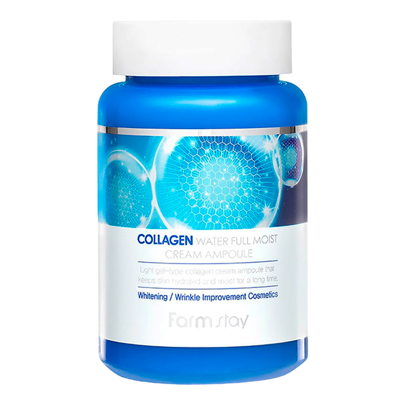 Farmstay FarmStay Collagen Water Full Moist Cream Ampoule 250 ml Veido serumas
