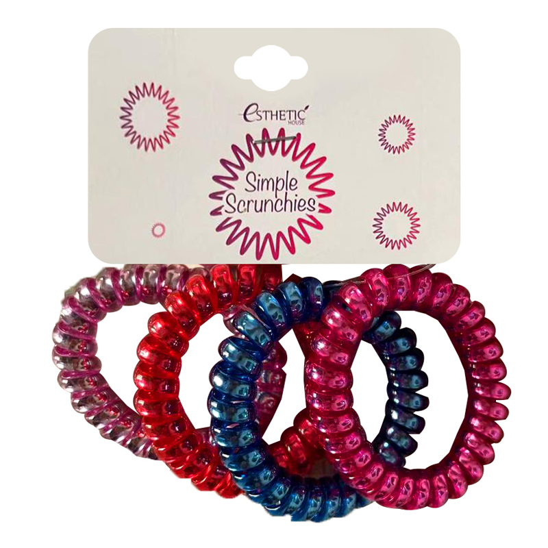 Accessories Esthetic House CP-1 Simple Scrunchies (4pcs in package) priemonė masažui