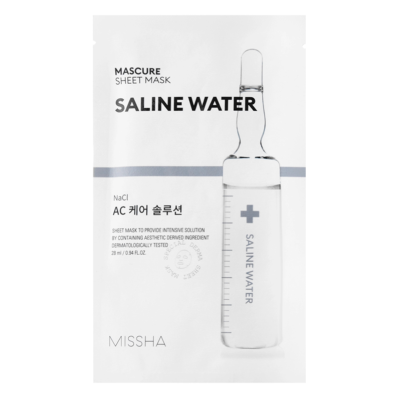 Missha MISSHA Mascure AC Care Solution Sheet Mask, 28 ml Veido kaukė