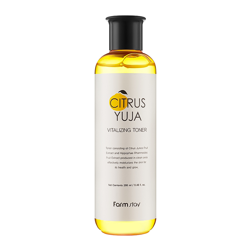 Farmstay FarmStay Citrus Yuja Vitalizing Toner 280 ml valomasis vanduo veidui