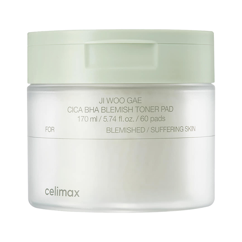 Celimax Ji Woo Gae Cica BHA Blemish Toner Pad Pur&scaron;kiamas veido losjonas Veido losjonas Unisex