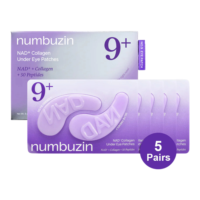 Numbuzin NUMBUZIN No.9 NAD+ Collagen Under Eye Patches 5 pcs paakių kaukė