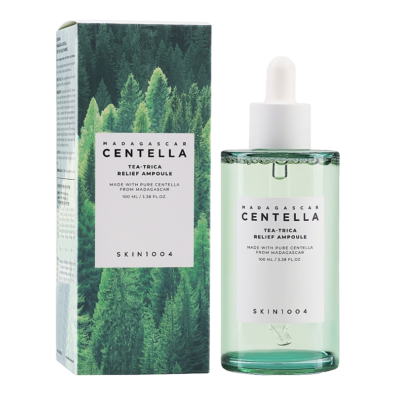 SKIN1004 SKIN1004 Madagascar Centella Tea-Trica Relief Ampoule 100 ml Veido serumas