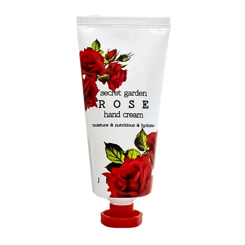 Jigott Jigott Secret Garden Rose Hand Cream 100 ml rankų kremas