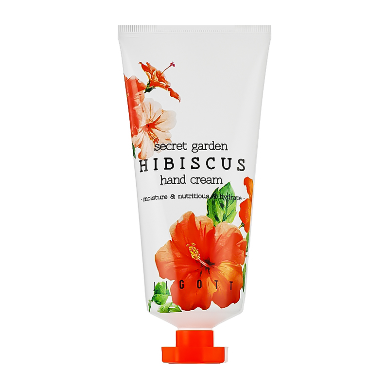 Jigott Jigott Secret Garden Hibiscus Hand Cream 100 ml rankų kremas