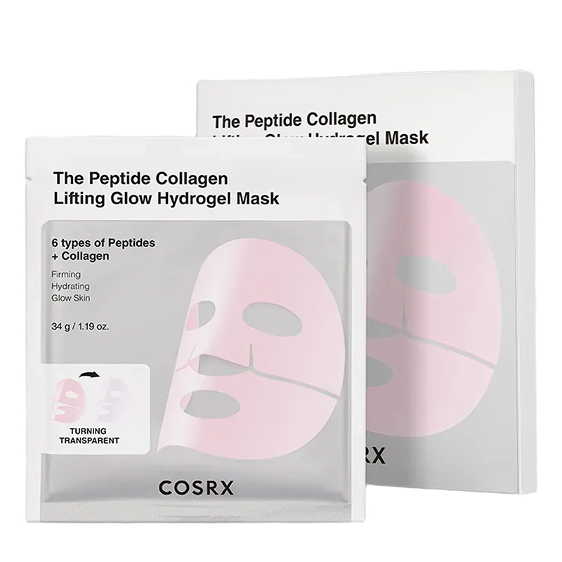 COSRX Set of face masks Lifting Glow Hydrogel Mask 3 x Veido priežiūra nuo senėjimo Moterims