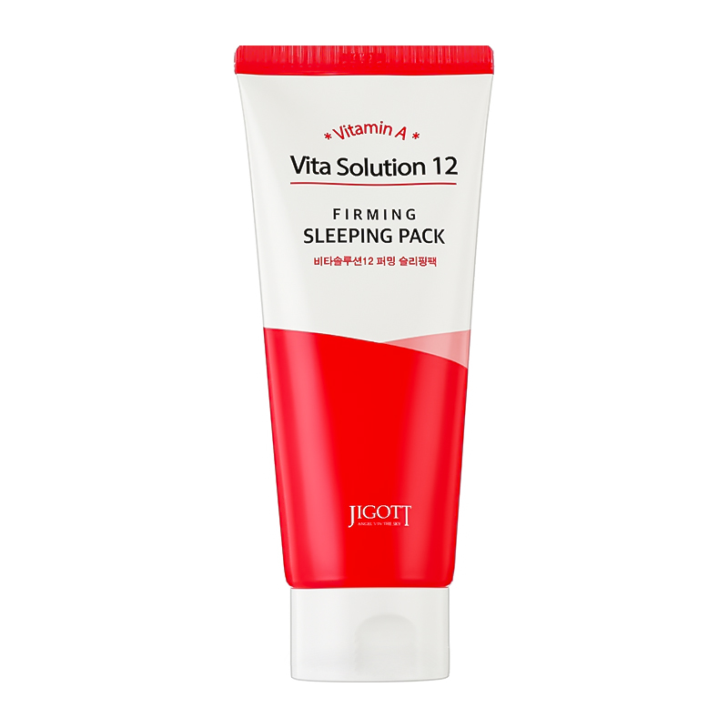Jigott Jigott Vita Solution 12 Firming Sleeping Pack 180 ml Veido kaukė