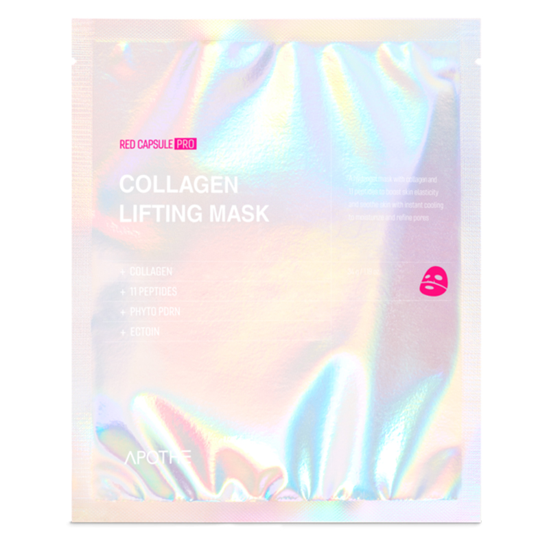 Apothe APOTHE Red Capsule Pro-Collagen Lifting Mask 1 pc Veido kaukė