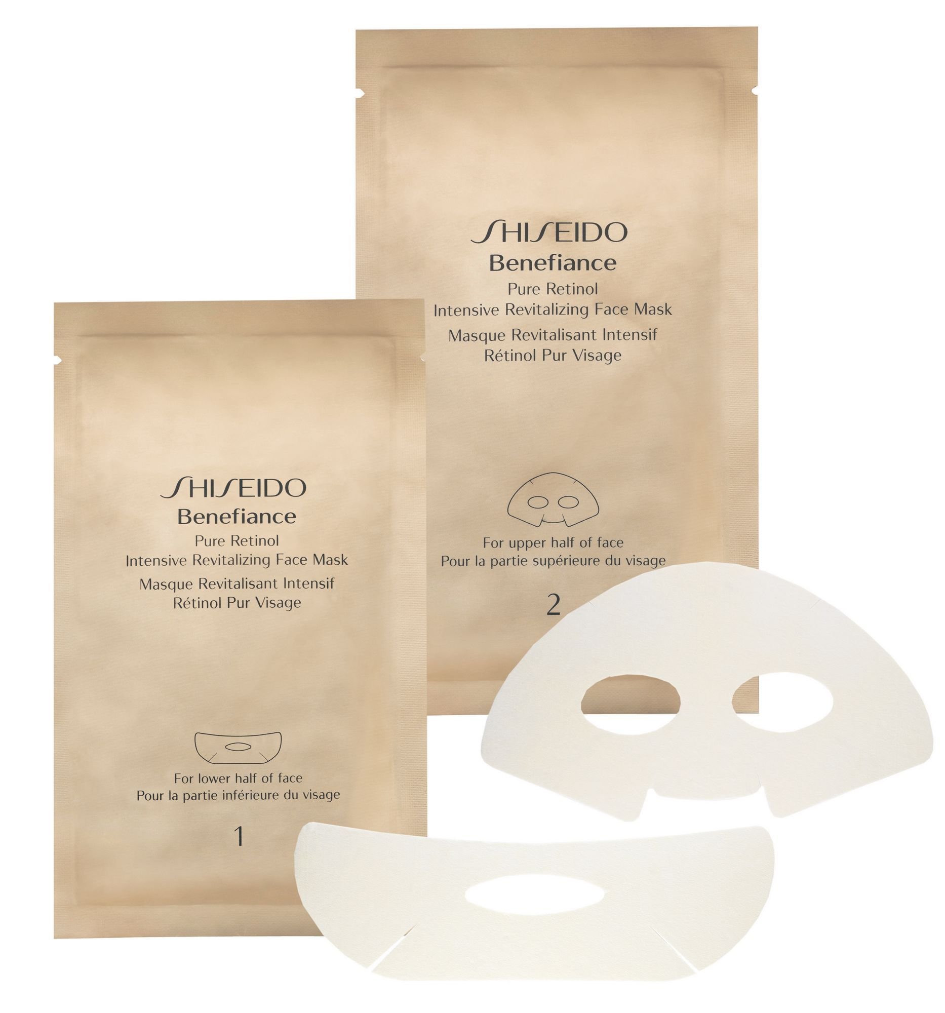Shiseido Benefiance Pure Retinol 4vnt Veido kaukė (Pažeista pakuotė)