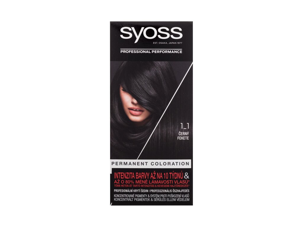 Syoss Permanent Coloration 50ml moteriška plaukų priemonė (Pažeista pakuotė)