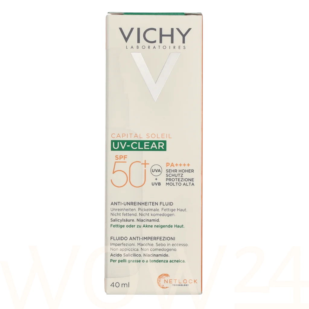 Vichy Vichy Capital Soleil UV Clear Anti-Imperfections Water SPF50 40 ml Vyrams