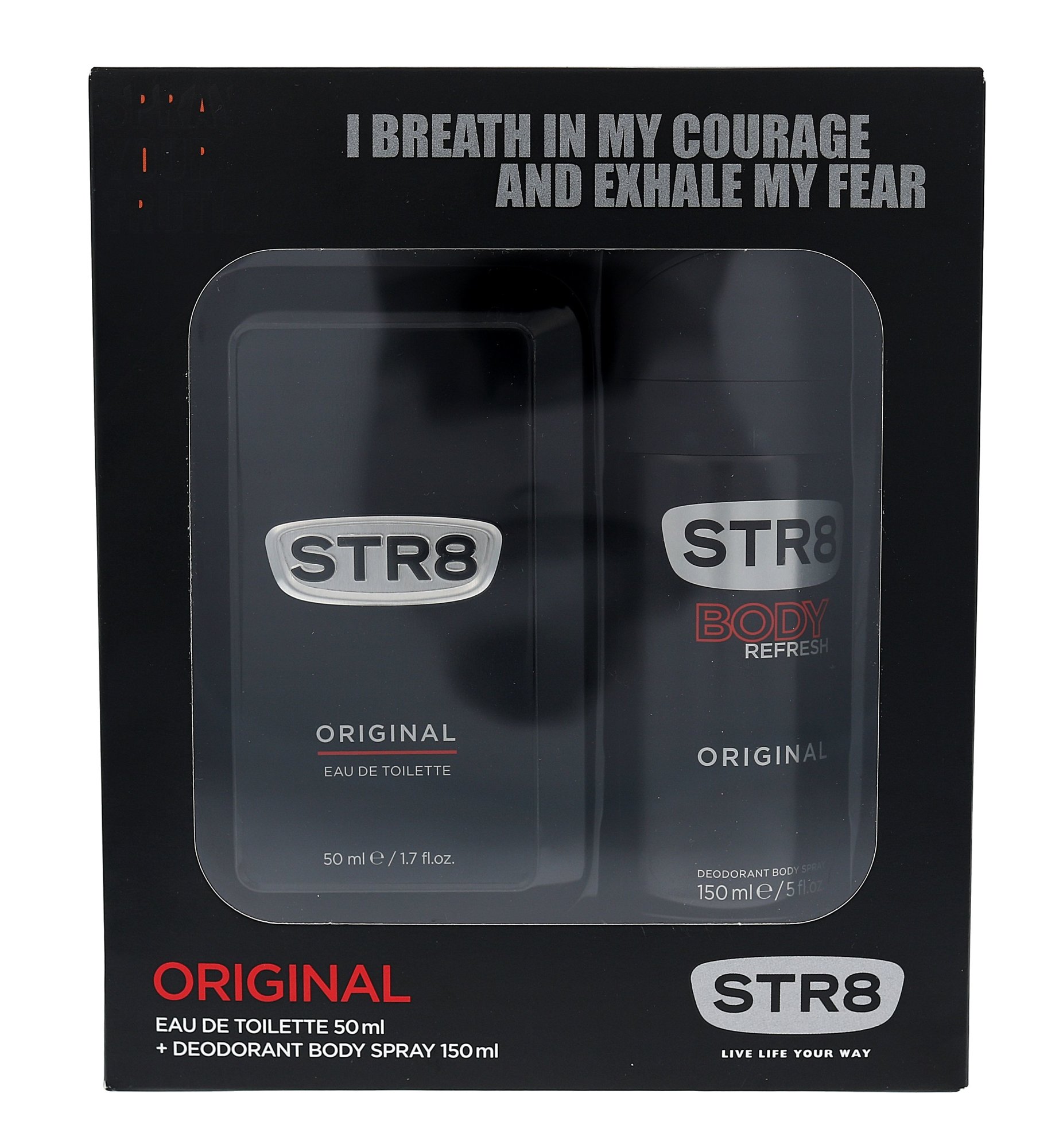 STR8 Original 50ml Edt 50 ml + Deodorant 150 ml Kvepalai Vyrams EDT Rinkinys (Pažeista pakuotė)