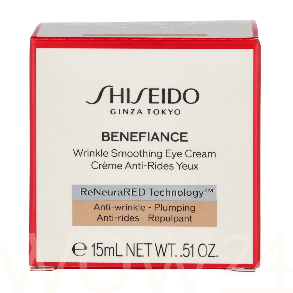 Shiseido Benefiance Wrinkle Smoothing Eye Cream Paakių kremas Moterims