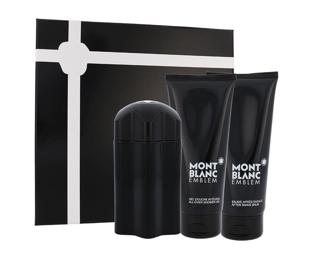 Mont Blanc Emblem 100ml Edt 100 ml + Aftershave balm 100 ml + Shower gel 100 ml + Edt Emblem Intense 1,2 ml Kvepalai Vyrams EDT Rinkinys