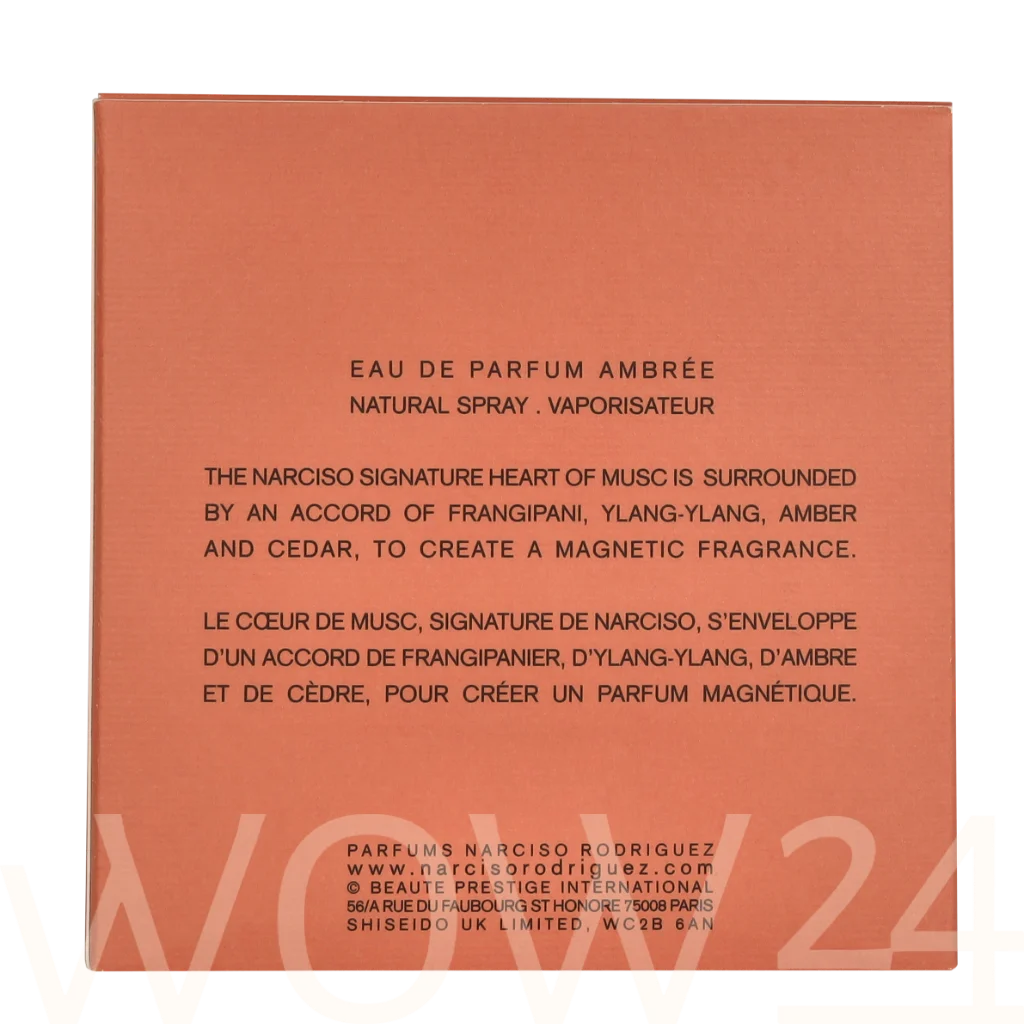 Narciso Rodriguez Narciso Rodriguez Narciso Ambree Edp Spray 50 ml kvepalai Moterims EDP