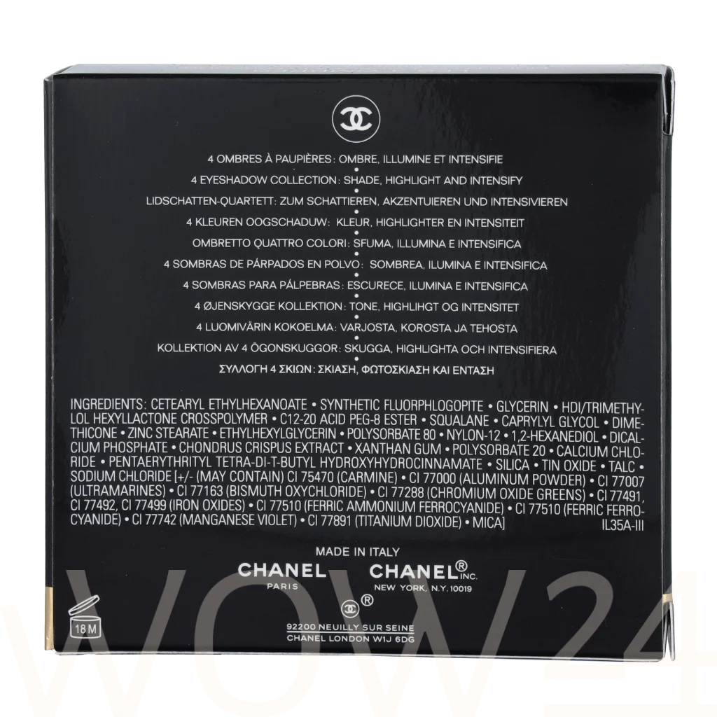 Chanel Chanel Les 4 Ombres Multi Effect Quadra Eyeshadow 2 g &scaron;e&scaron;ėliai