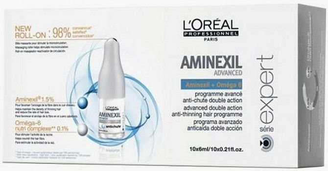 L´Oréal Professionnel Série Expert Aminexil Advanced 42x6ml priemonė nuo plaukų slinkimo (Pažeista pakuotė)