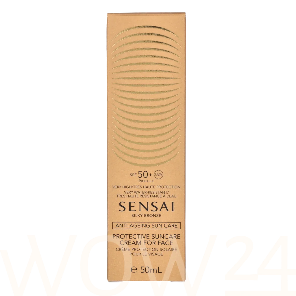 Sensai Sensai Silky Bronze Cellular Protective Face Cream SPF50+ Drėkinamasis veido kremas Moterims