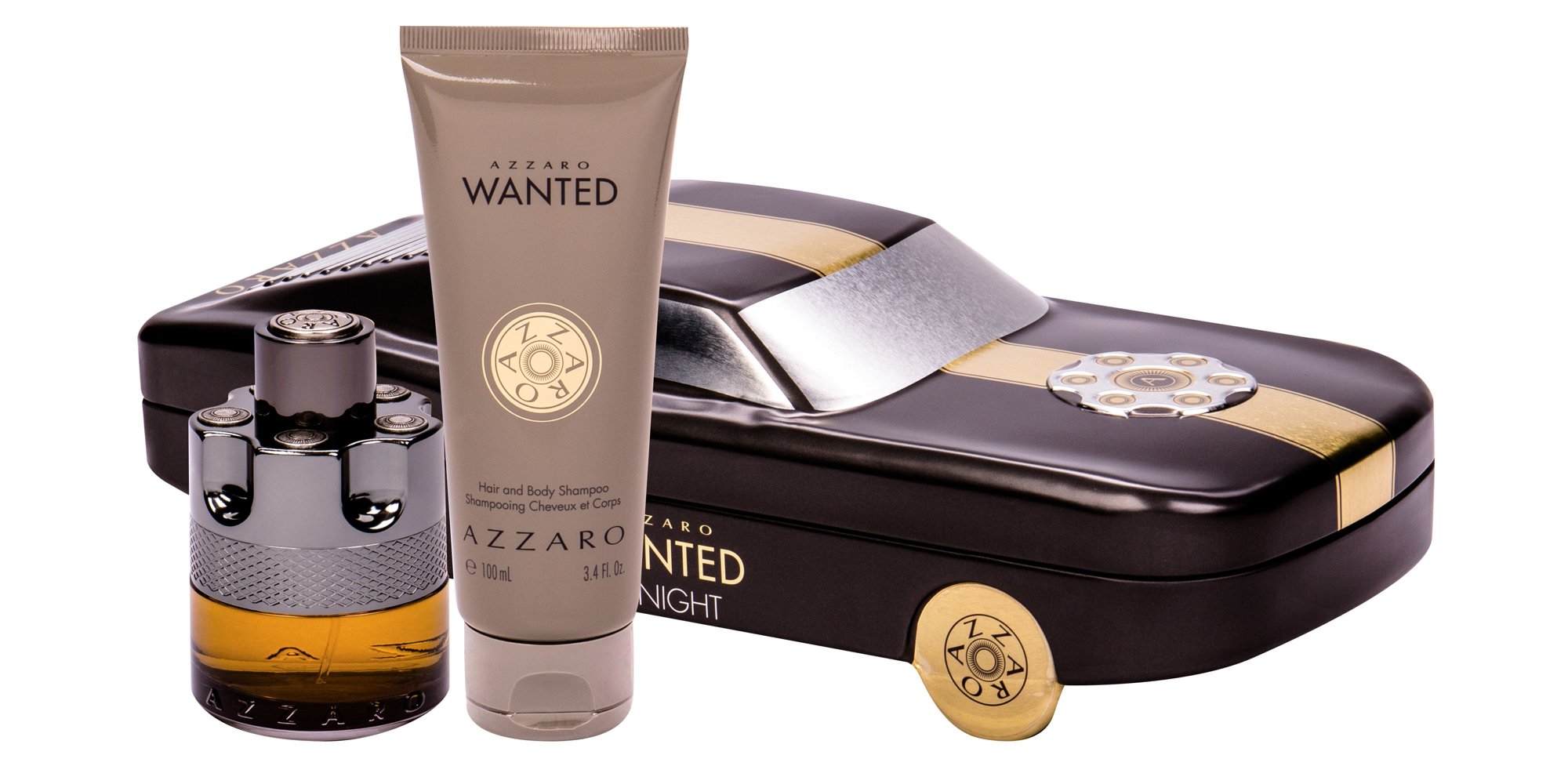 Azzaro Wanted by Night Eau De Parfum 50 ml Edp 50 ml + Shower Gel Wanted 100 ml Set