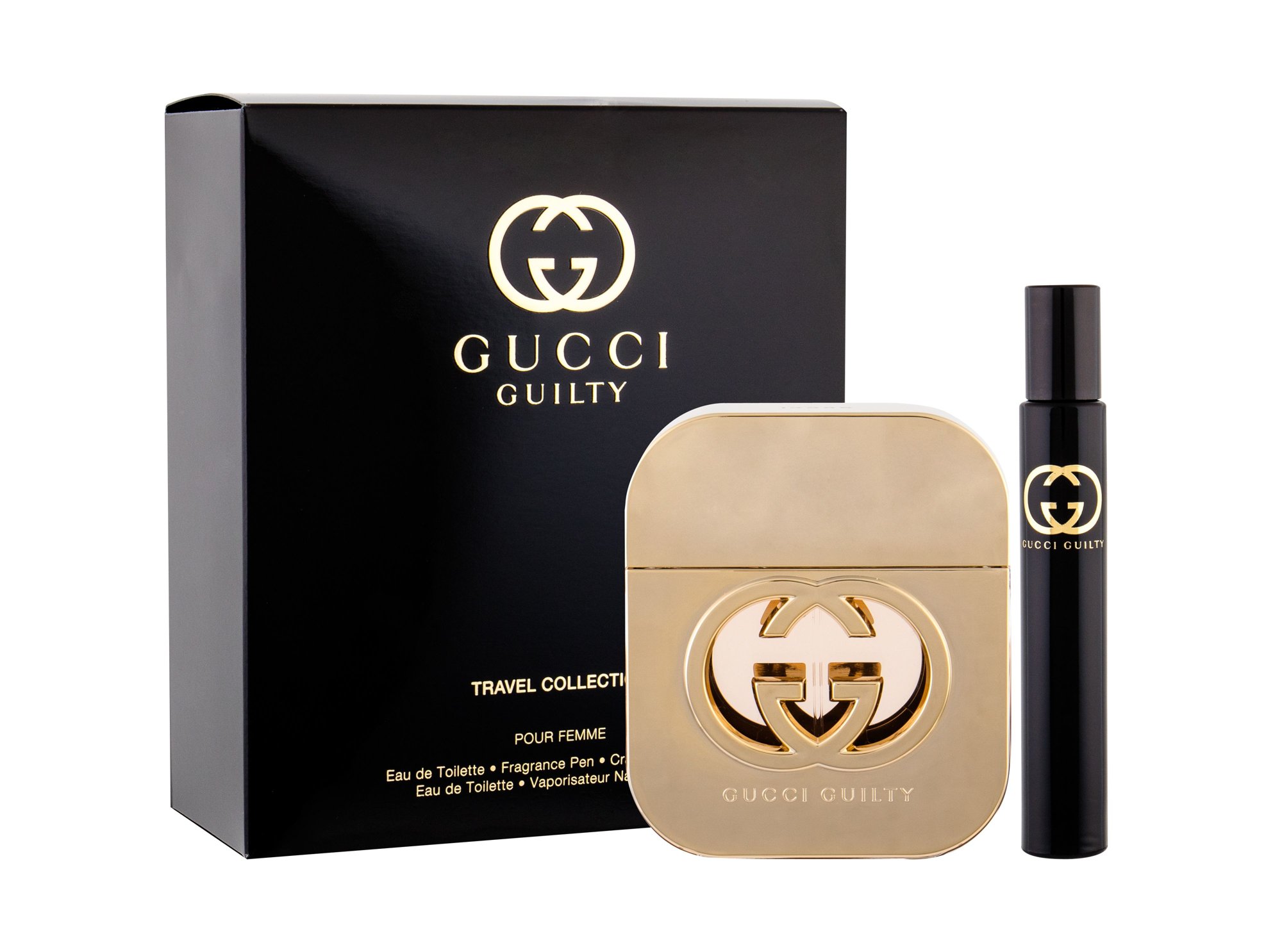 Gucci Gucci Guilty 75ml Edt 75 ml + Edt 7,4 ml Kvepalai Moterims EDT Rinkinys