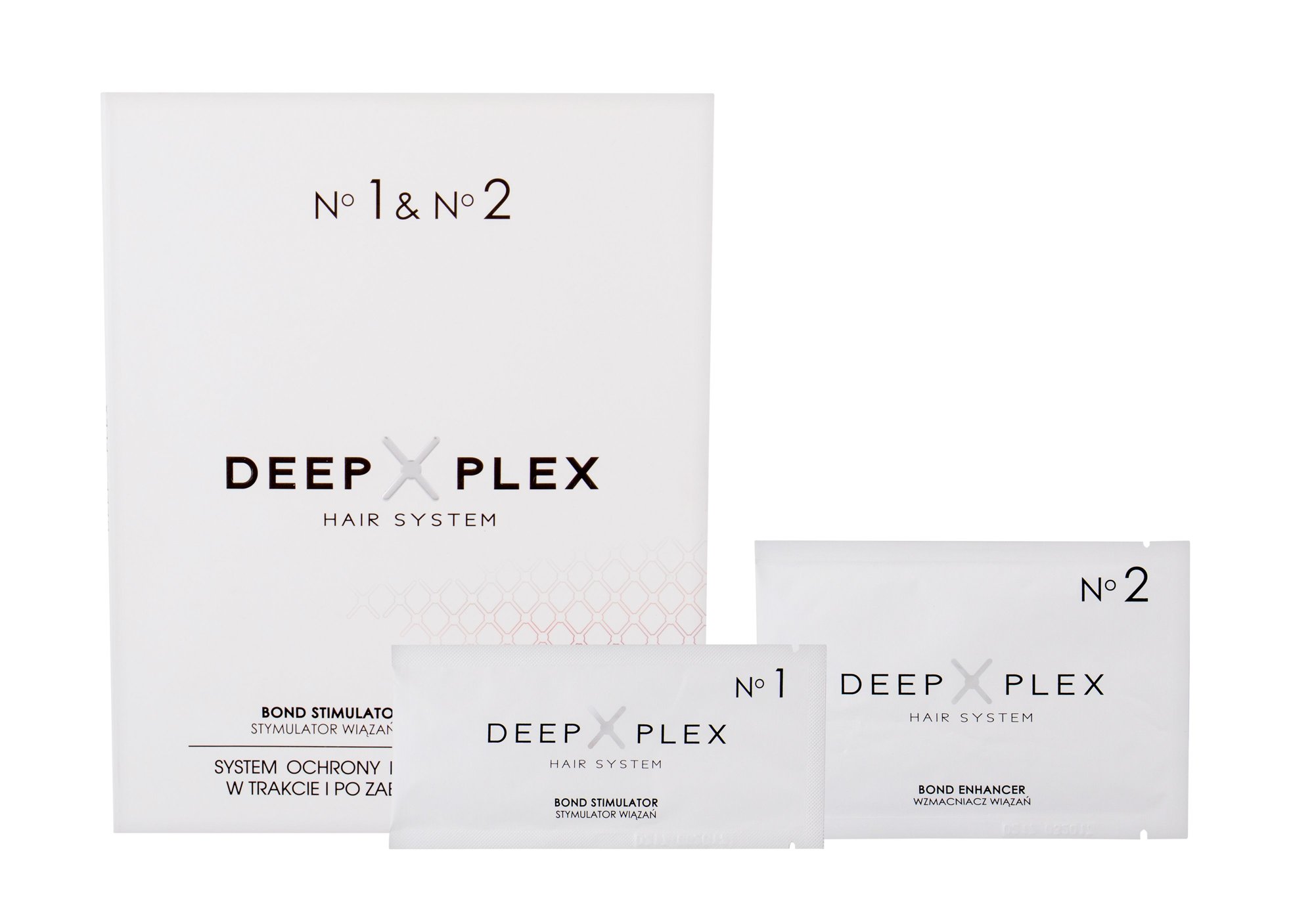 Stapiz Deep Plex No. 1 & No. 2 6ml Bond Stimulator No. 1 6 ml + Bond Enhancer No. 2 25 ml moteriška plaukų priemonė Rinkinys