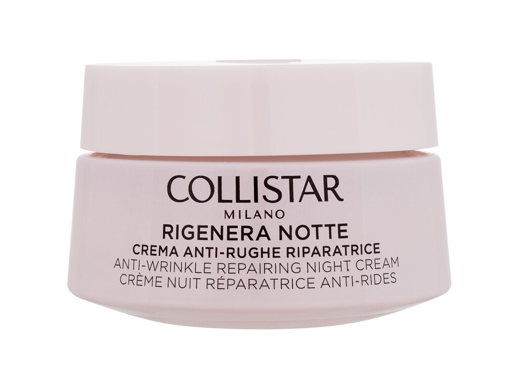 Collistar Rigenera Anti-Wrinkle Repairing Night Cream naktinis kremas