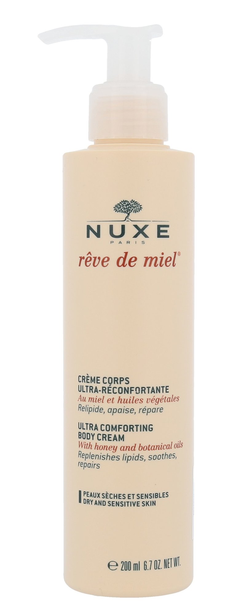 Nuxe Reve de Miel Ultra Comforting Body Cream 200ml kūno kremas Testeris