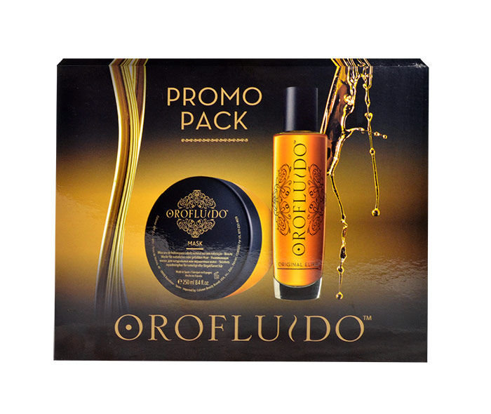 Orofluido Beauty Elixir 100ml 100ml Orofluido Beauty Elixir + 250ml Orofluido Mask plaukų aliejus Rinkinys (Pažeista pakuotė)