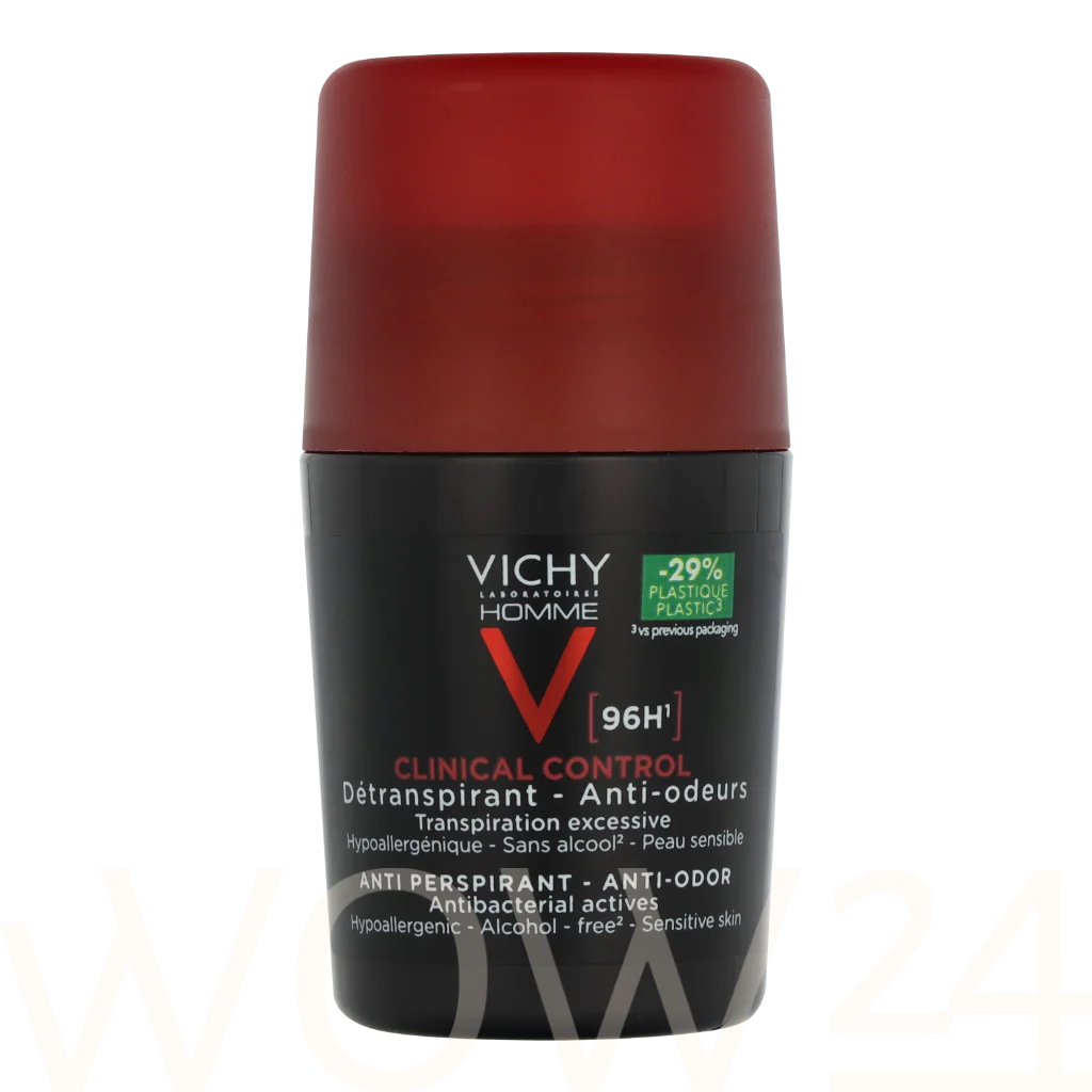 Vichy Vichy Homme Clinical Control 96H Detranspirant Roller 50 ml Vyrams