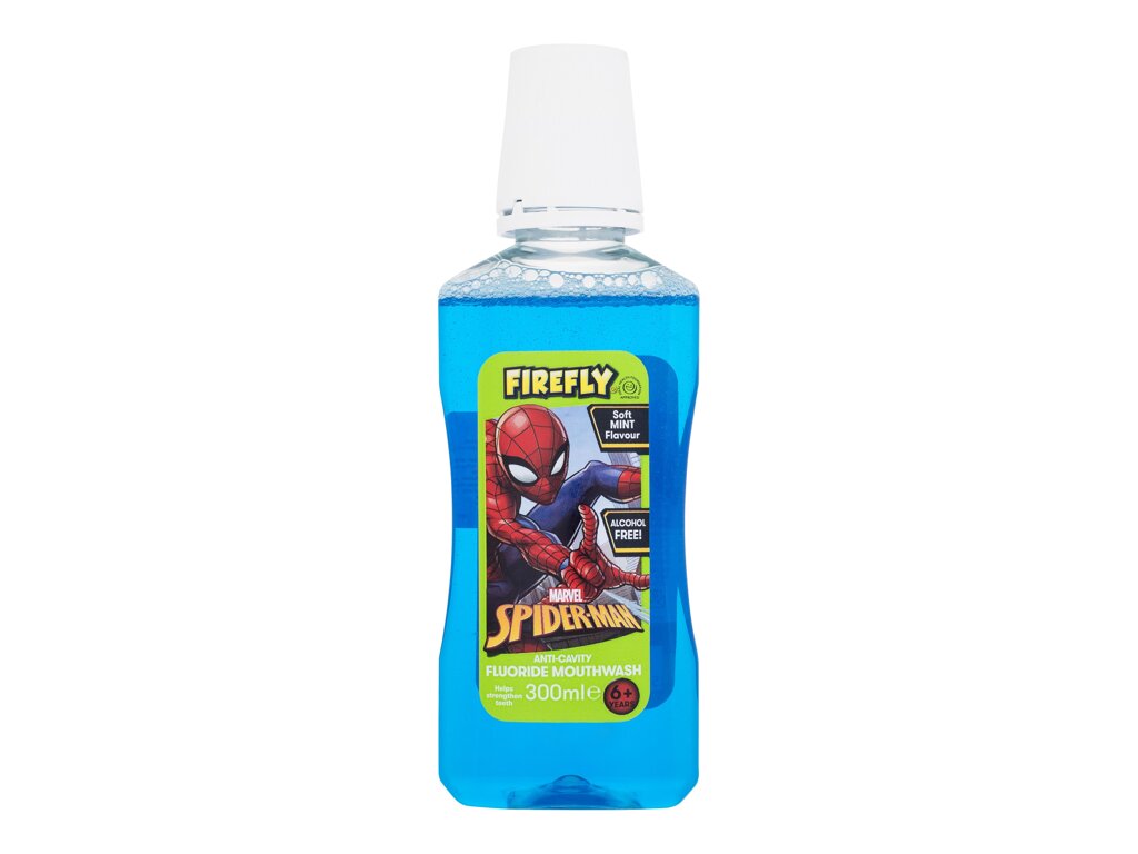 Marvel Spiderman Firefly Anti-Cavity Fluoride Mouthwash 300ml dantų skalavimo skystis
