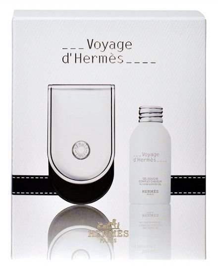 Hermes Voyage d`Hermes 35ml Perfume 35ml + 30ml Shower gel Kvepalai Unisex Parfum Rinkinys