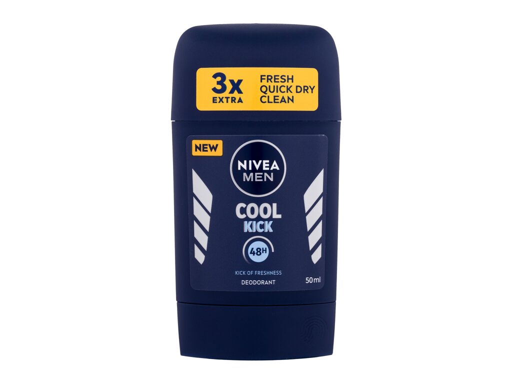 Nivea Men Cool Kick 48h 50ml dezodorantas (Pažeista pakuotė)