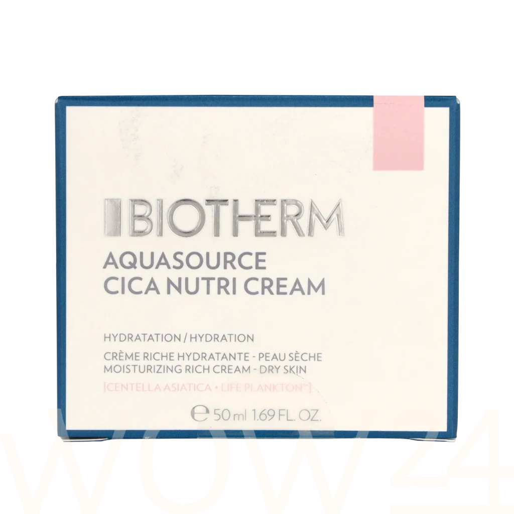 Biotherm Aquasource Cica Nutri Cream Dieninis kremas Dieninis veido kremas Moterims