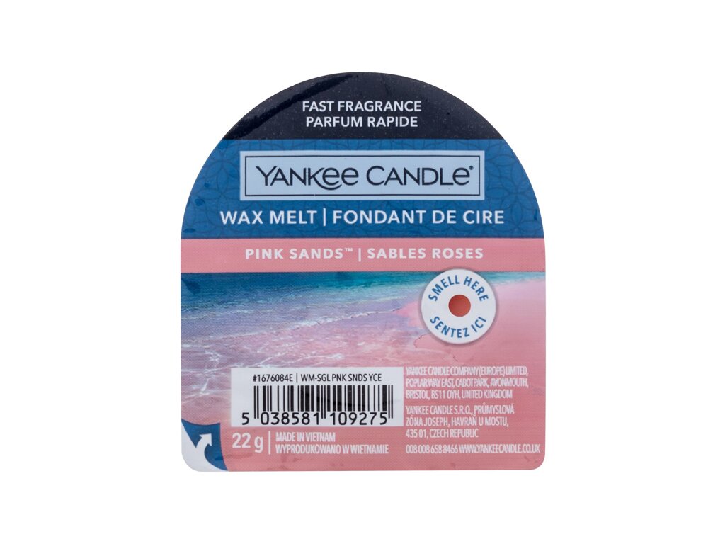 Yankee Candle Pink Sands 22g Kvepalai Unisex Kvapusis vaškas (Pažeista pakuotė)